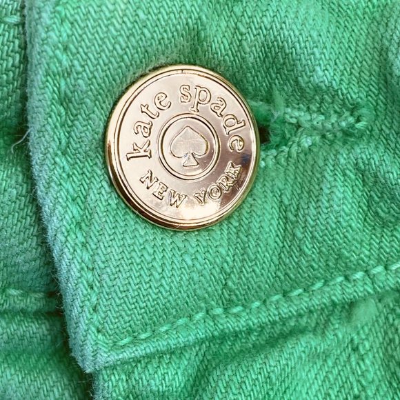 Kate Spade Bright Green Play Hooky Capri Pants Woman's 28 * - Picture 15 of 16